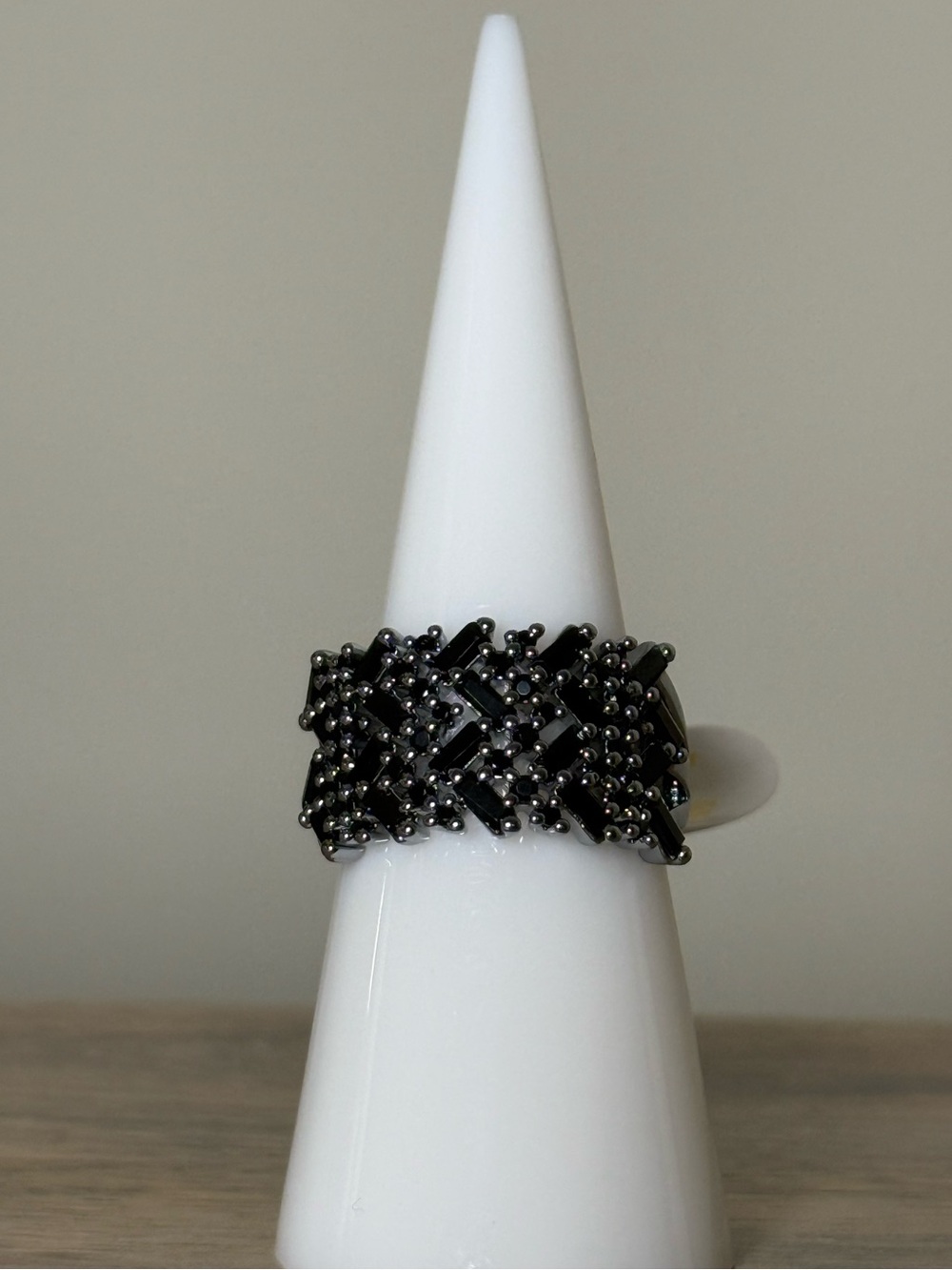 Bomb Party OG Ring “A Life Lit By Chevron Shine” Size 7. Brand New!